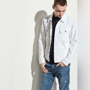 Vince White Denim Jacket